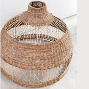 Lamps: Rattan Pendant