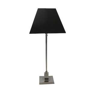 Lamps: Luxor Nickel Lamp Base ONLY 620H