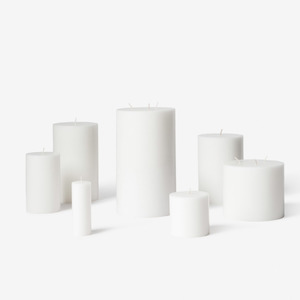 Città - Pillar Candle White