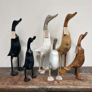 Homewares: Hand-carved Wooden Duck