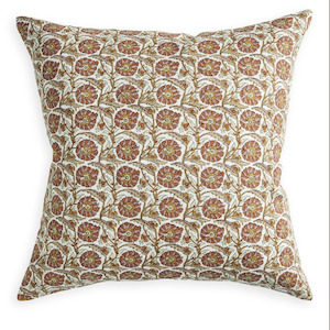 Istanbul Amaro ( Hand Block Printed )  Cushion Cover ONLY 50x50