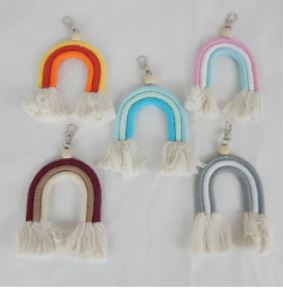 Department store: MACRAME RAINBOWS (2 PACK)  10CM X 12CM