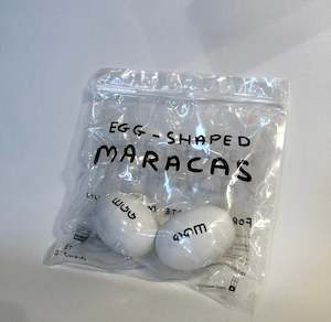 David Shrigley Egg Maracas