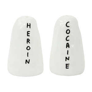 David Shrigley Cocaine and Heroin Shakers