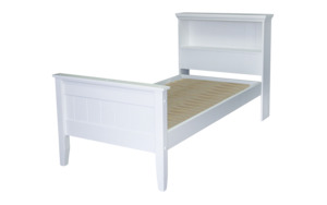 Adventure Bed Base with Shelf – High Foot