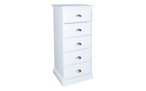 Andorra 5 Drawer Lingerie Tallboy