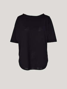 Sills Alvaro Knit Tee Black