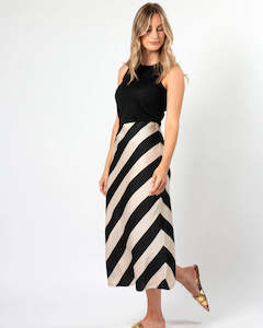 Angelina Skirt Black and White Stella + Gemma