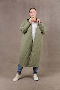 Womenswear: Ribe Coat Sage Eb&Ive