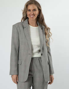 Womenswear: Monaco Blazer Houndstooth Stella + Gemma