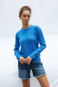 Womenswear: Stitched Sapphire Yarnsmith Ceylon Blue