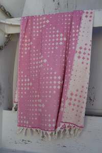 Gems Turkish Towel Terry Pink