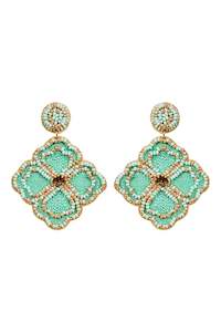 Womenswear: Lipari Earrings Aqua