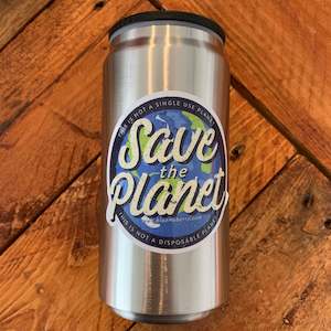 Save the Planet Coffee Can