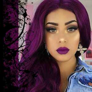 Clothing: Violet Purple Hair Colour