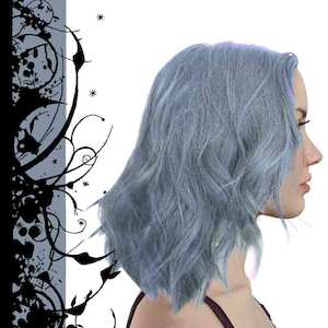 Slate Silver Hair Colour