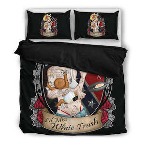 Lil Miss White Trash Bedding Set