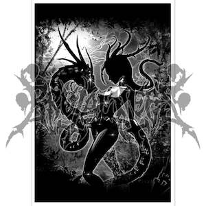 Clothing: Dragon Lady Poster Print