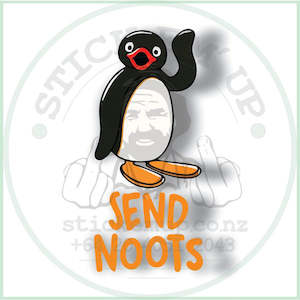 Clothing: Send Noots Vinyl Sticker