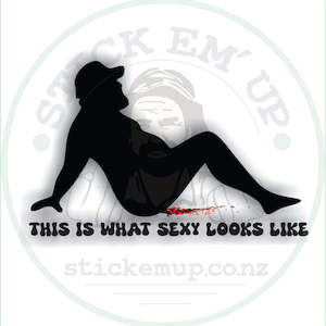 Clothing: This Is What Sexy Looks Like Vinyl Sticker