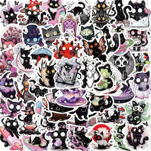 Gothi-Cat Mini Sticker Set