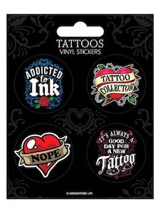 Tattoos Vinyl Sicker Set