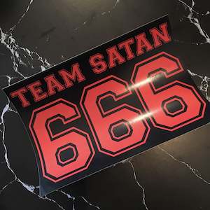 Team Satan Bumper Sticker