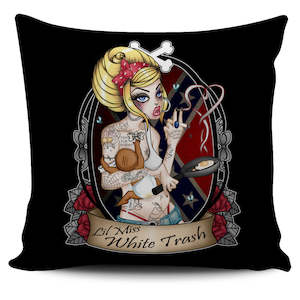 Lil Miss White Trash Pillow Cover