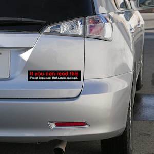 Read This Bumper Sticker