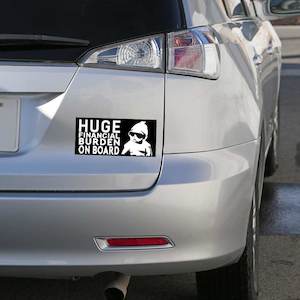 Burden on Board Bumper Sticker