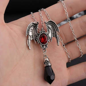 Clothing: Gothic Bat Necklace