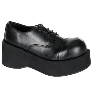 Dank-101 Platform Shoes - Matte Black