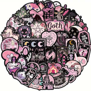 Girlie Goth Sticker Set