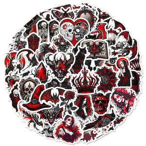 Gothic Horror Sticker Set