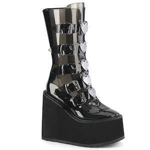 Clothing: Swing-230 Platform Boots - Smoke TPU