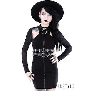 Clothing: Gothic Ring Collar Dress