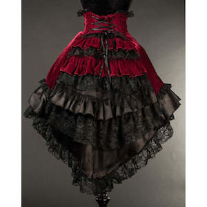 Clothing: Red Velvet EGL Skirt