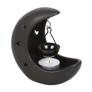 Crescent Moon Hanging Oil Burner