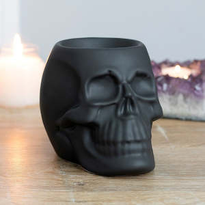 Clothing: Black Skull Oil Burner