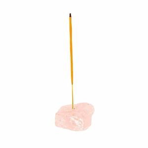 Rose Quartz Crystal Incense Holder