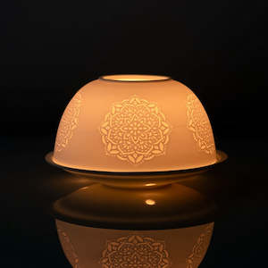 Mandala Dome Tealight Holder