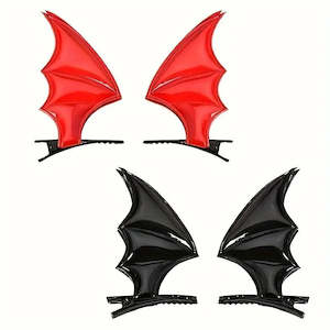 Clothing: Bat Wing Hair Clips