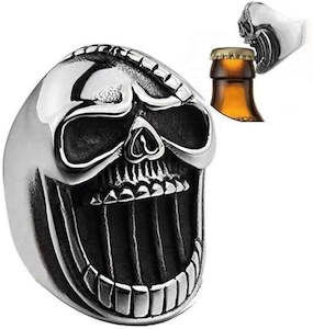 Clothing: Skull Bottle Opener Ring