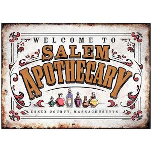 Welcome To Salem Apothecary Poster Print