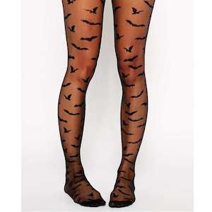 Clothing: Bats Sheer Tights