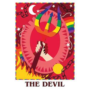 Clothing: Deadly Tarot Pride The Devil Poster