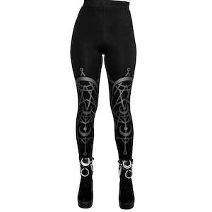 Twin Moon Gothic Leggings