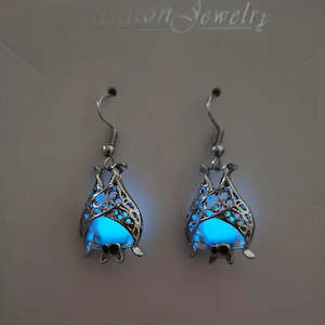 Luminous Bat Earrings