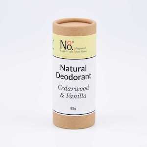 Deodorant: No.8 Natural Deodorant - Cedarwood & Vanilla 85g