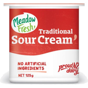 Chilled: Meadow Fresh Traditional Sourcream 125g